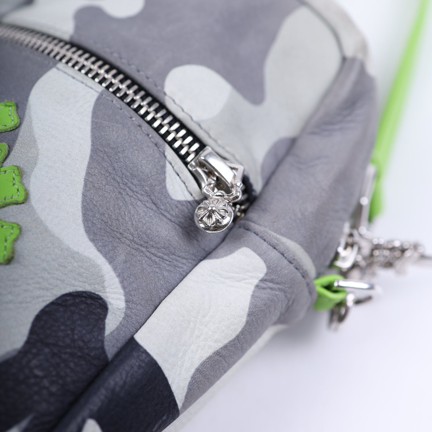 Chrome Hearts SNOW CAMO Green Cross Taka Bag
