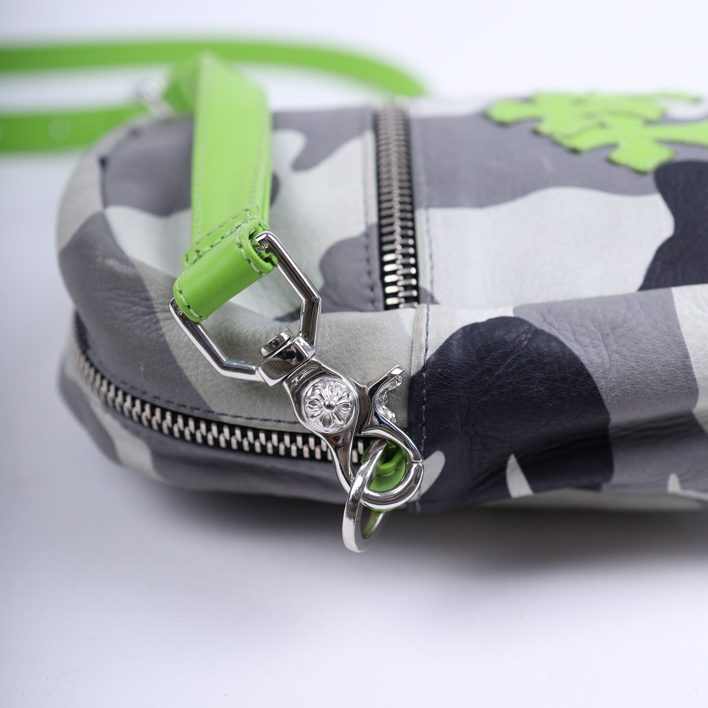 Chrome Hearts SNOW CAMO Green Cross Taka Bag