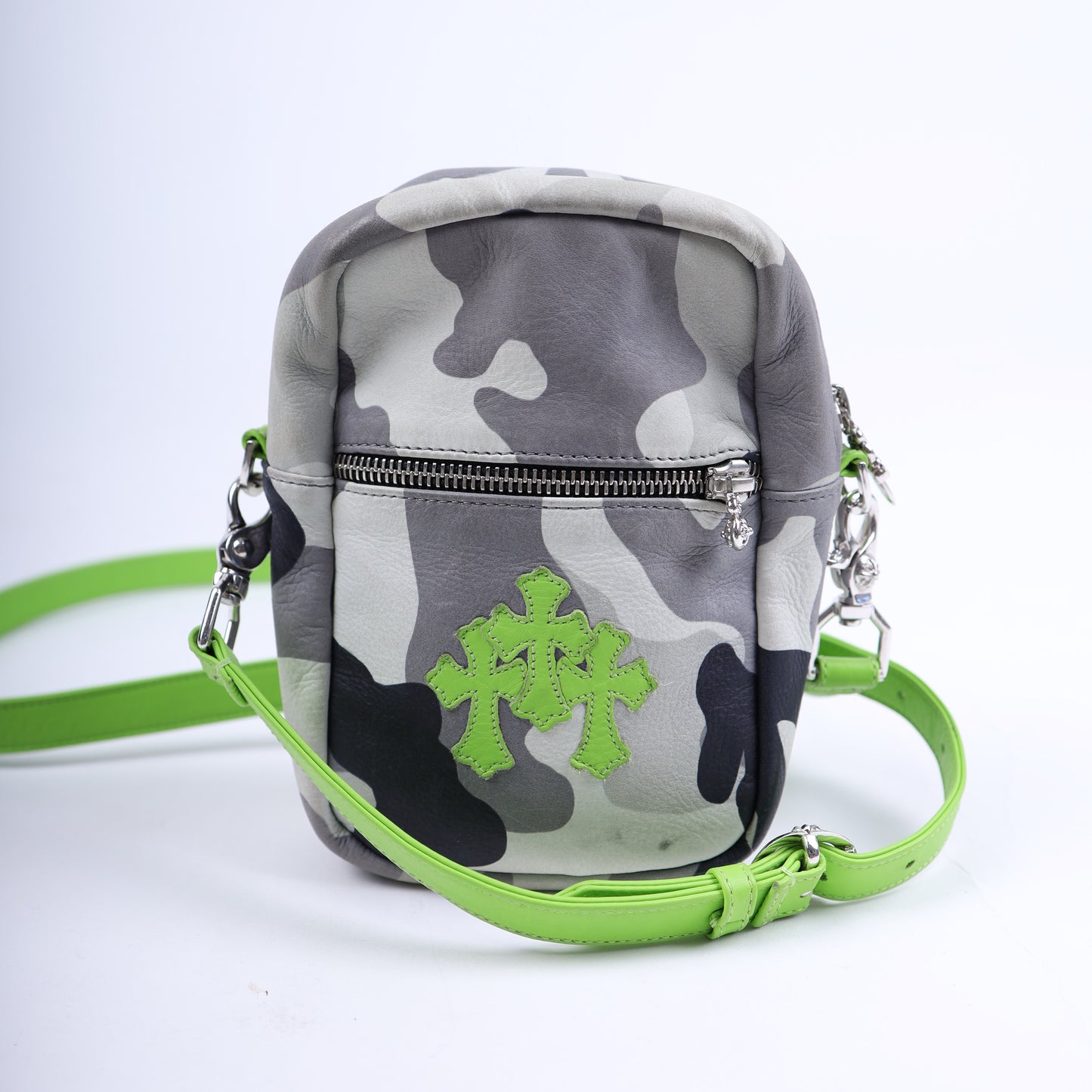 Chrome Hearts SNOW CAMO Green Cross Taka Bag