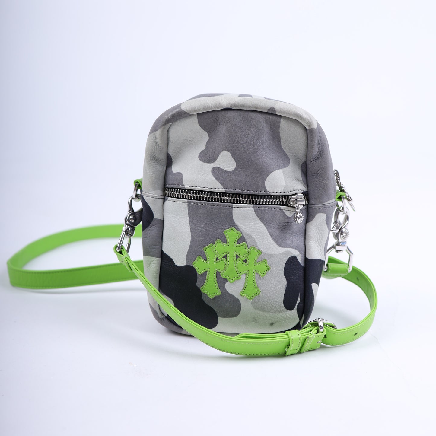 Chrome Hearts SNOW CAMO Green Cross Taka Bag