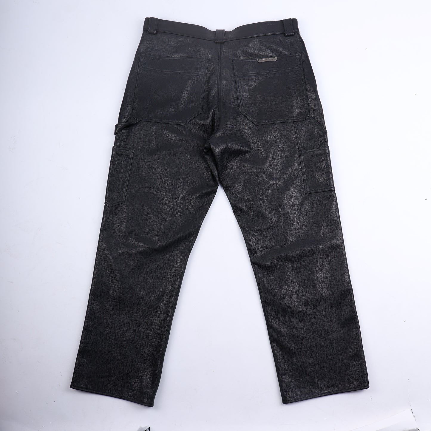 Chrome Hearts Leather Double Knee Carpenter Pants