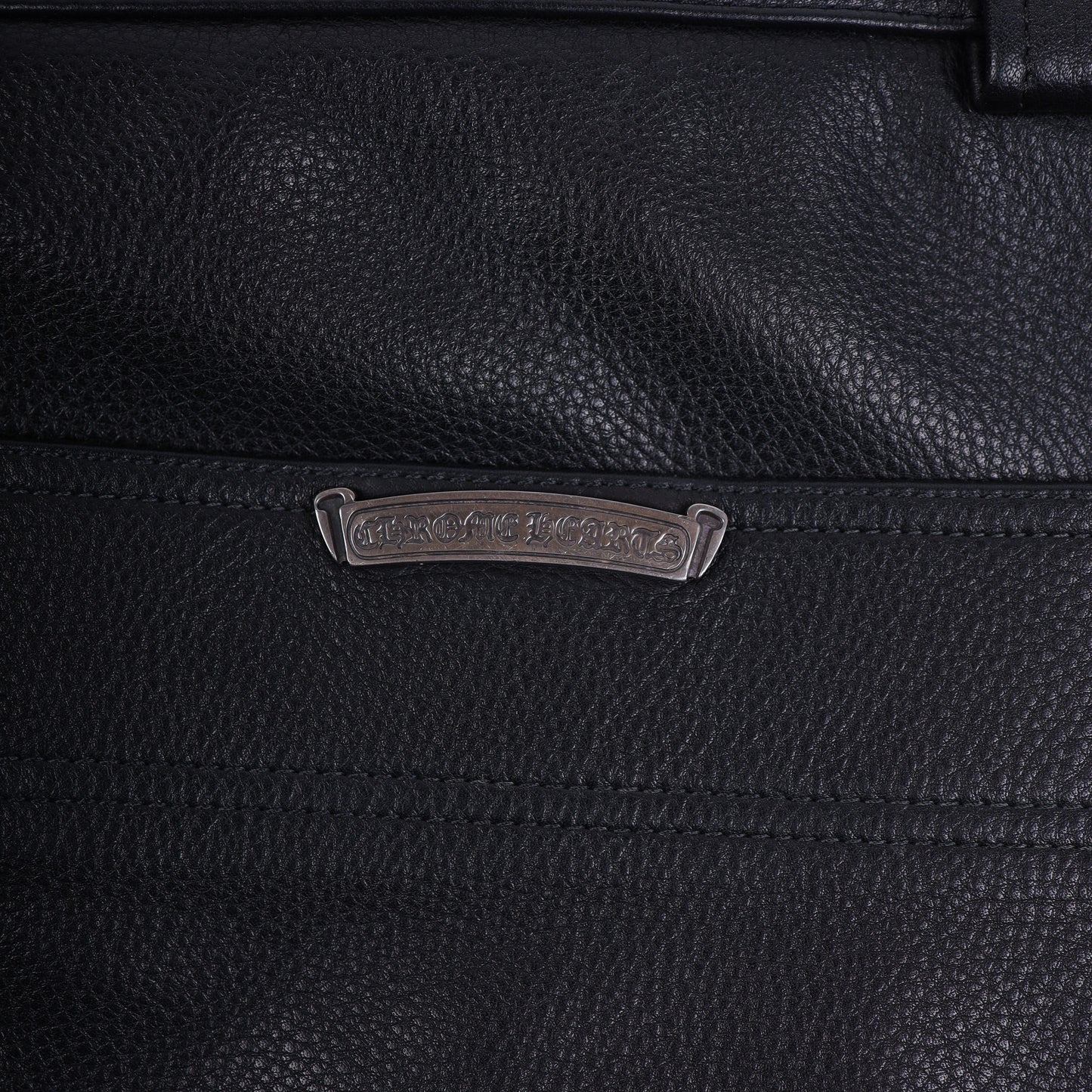 Chrome Hearts Leather Double Knee Carpenter Pants