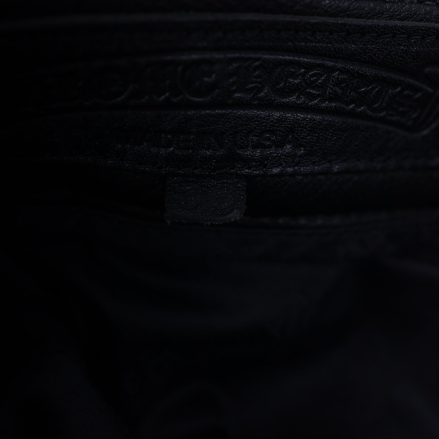 Chrome Hearts Leather Double Knee Carpenter Pants