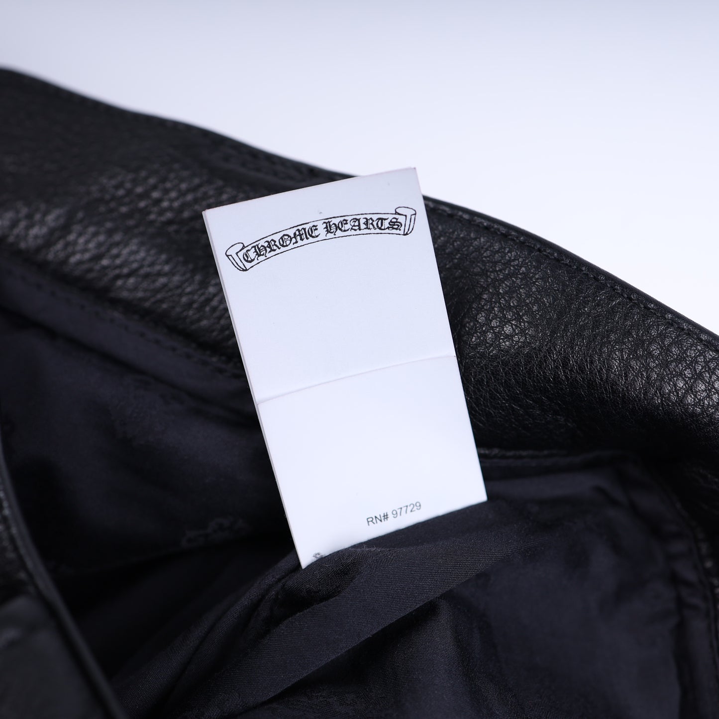Chrome Hearts Leather Double Knee Carpenter Pants