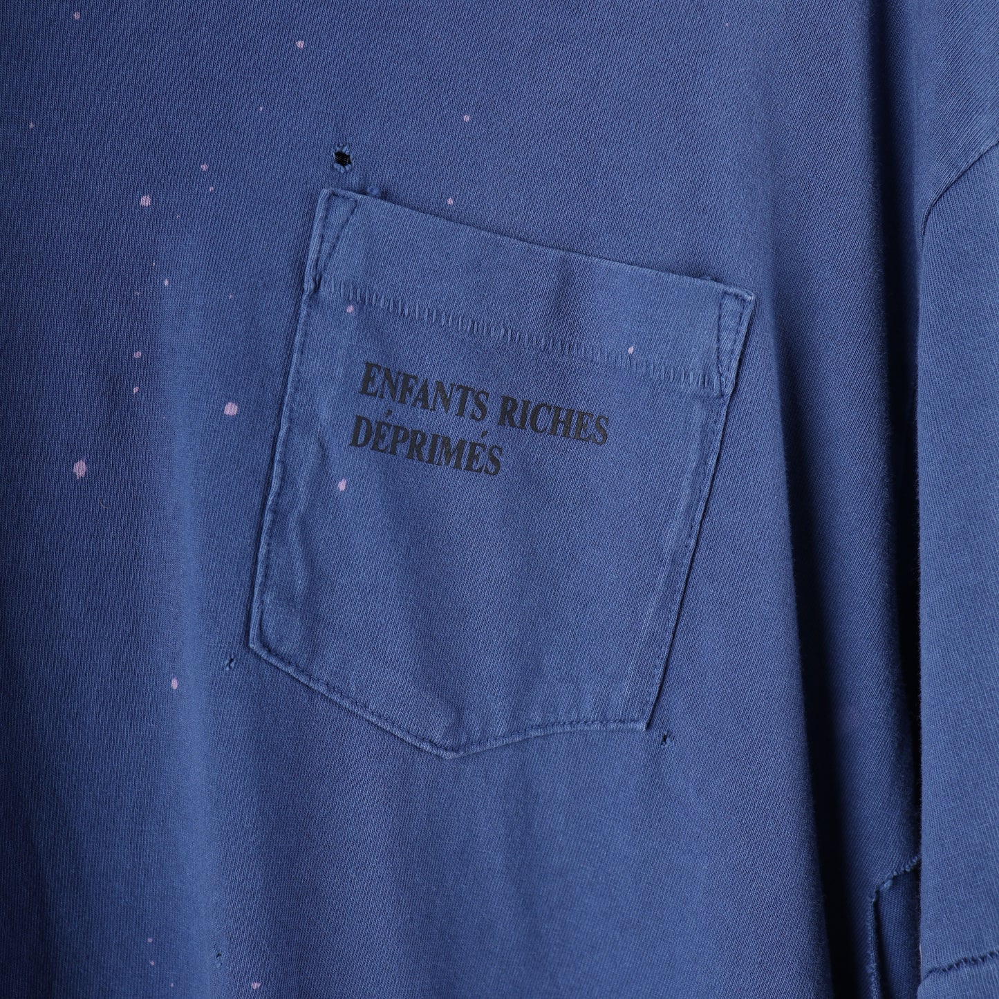 ERD FADED BLUE POCKET T-SHIRT