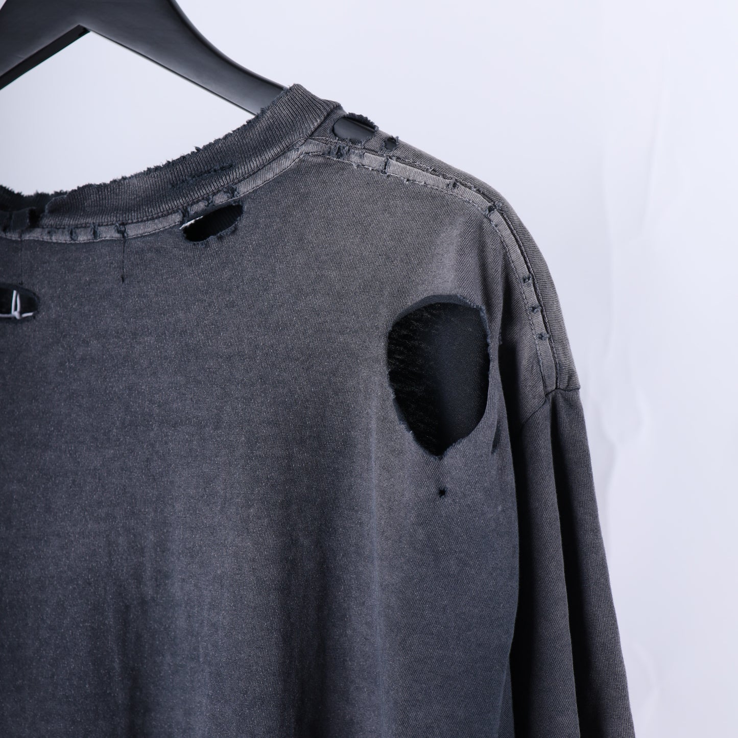 Thrashed Black ERD Pocket Tee