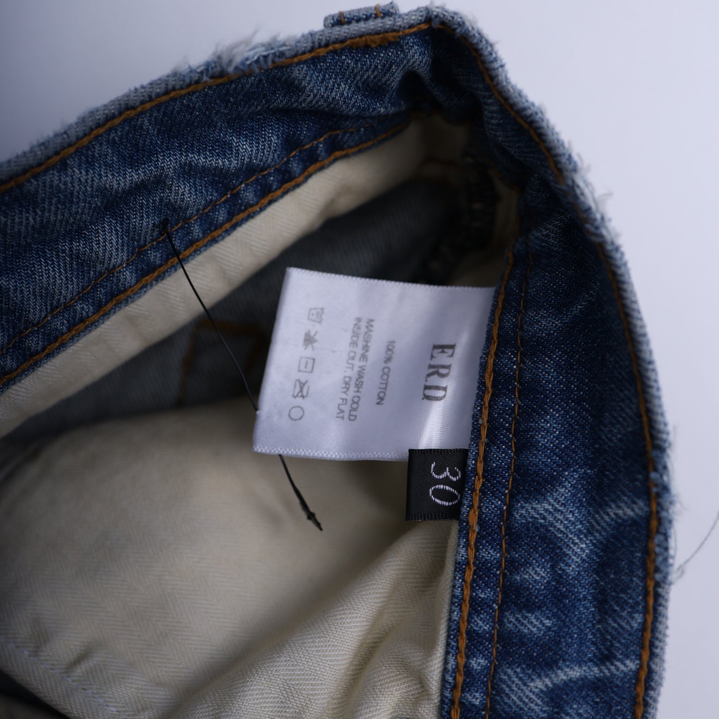 ERD LIGHT WASH BLUE DENIM BOOT CUT