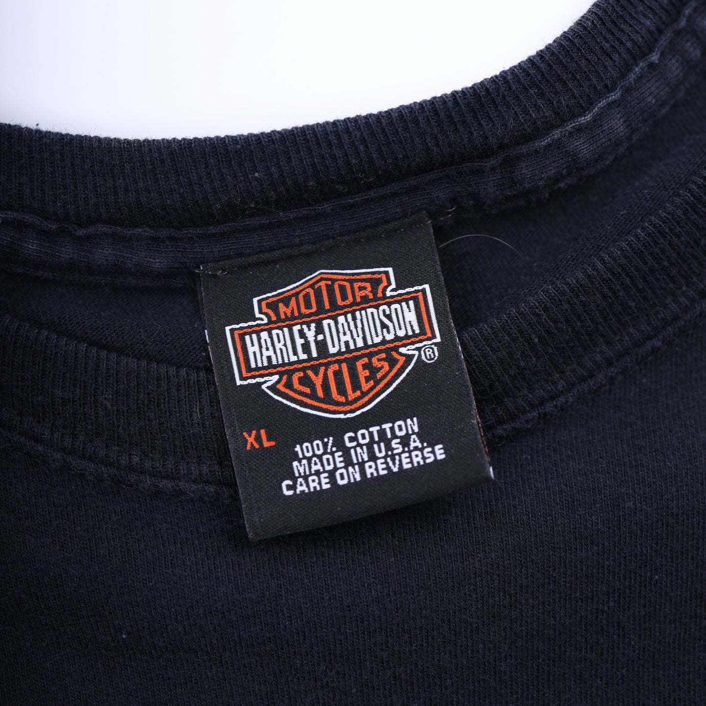 VINTAGE HARLEY DAVIDSON DICE FLAME LONG SLEEVE