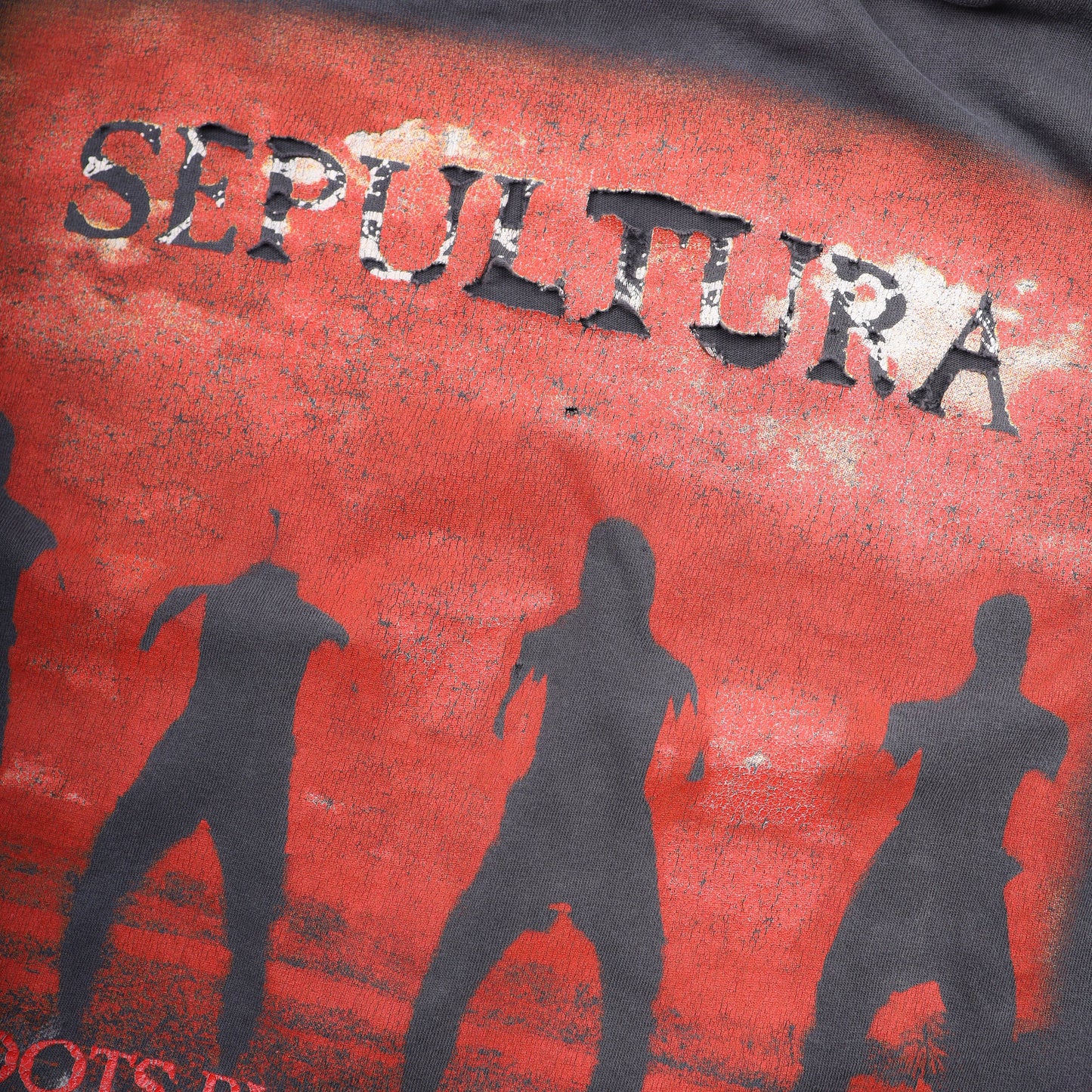 SEPULTURA THRASHED FADED REPAIRED LONG SLEEVE