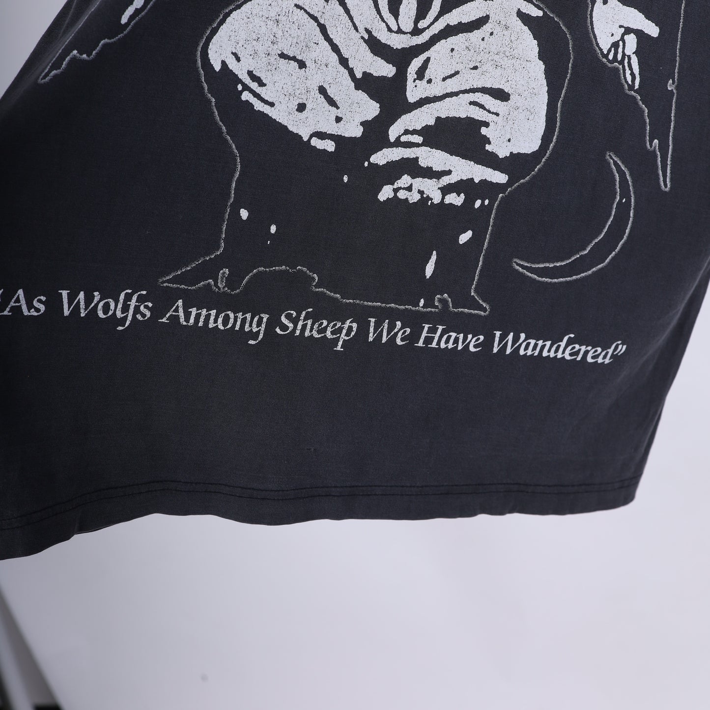 VINTAGE BAPHOMET DARK THRONE FADED T-SHIRT