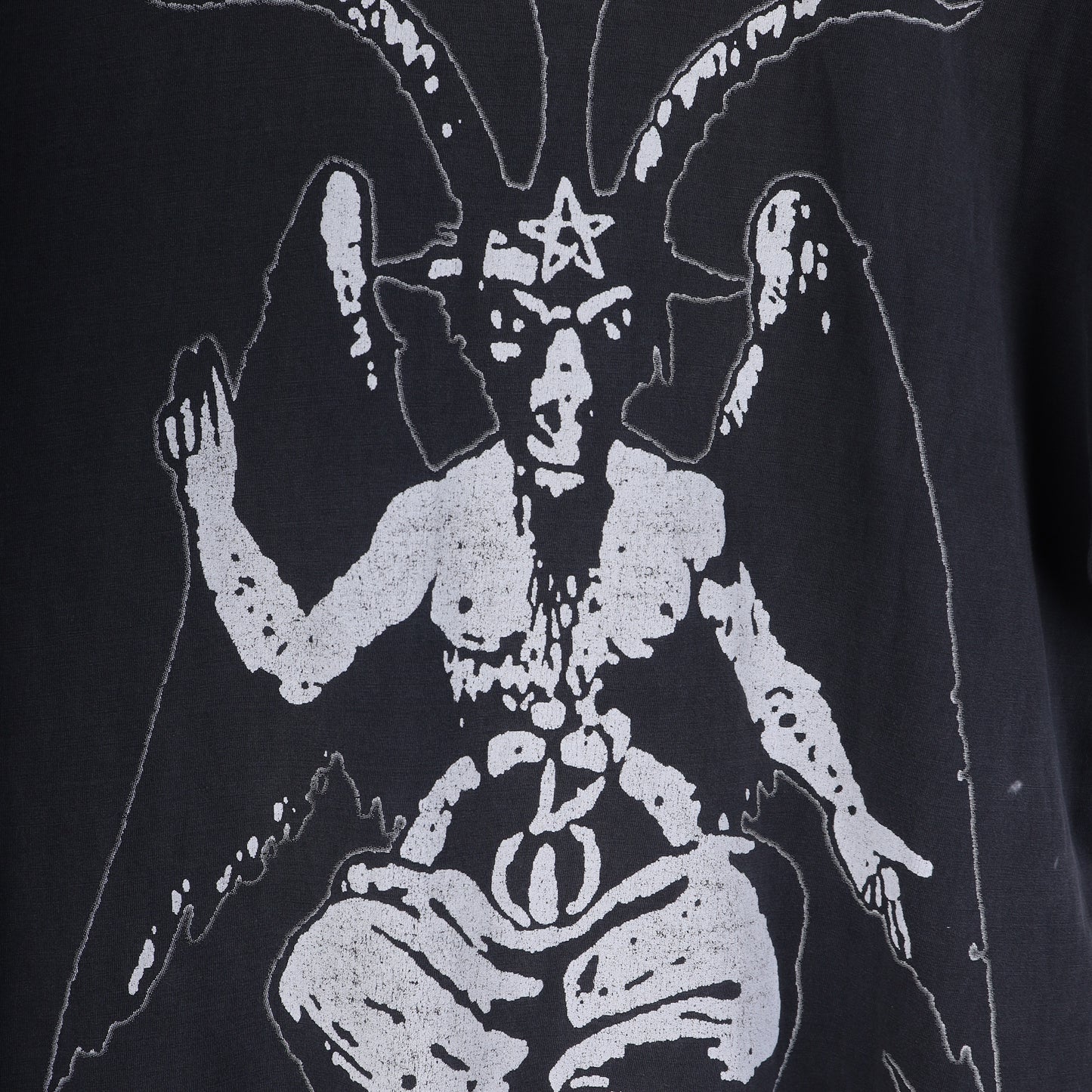 VINTAGE BAPHOMET DARK THRONE FADED T-SHIRT