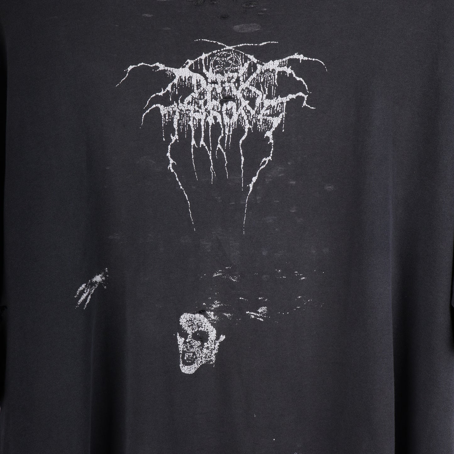 VINTAGE THRASHED FADED 'A BLAZE IN THE NORTHERN SKY' DARK THRONE T-SHIRT