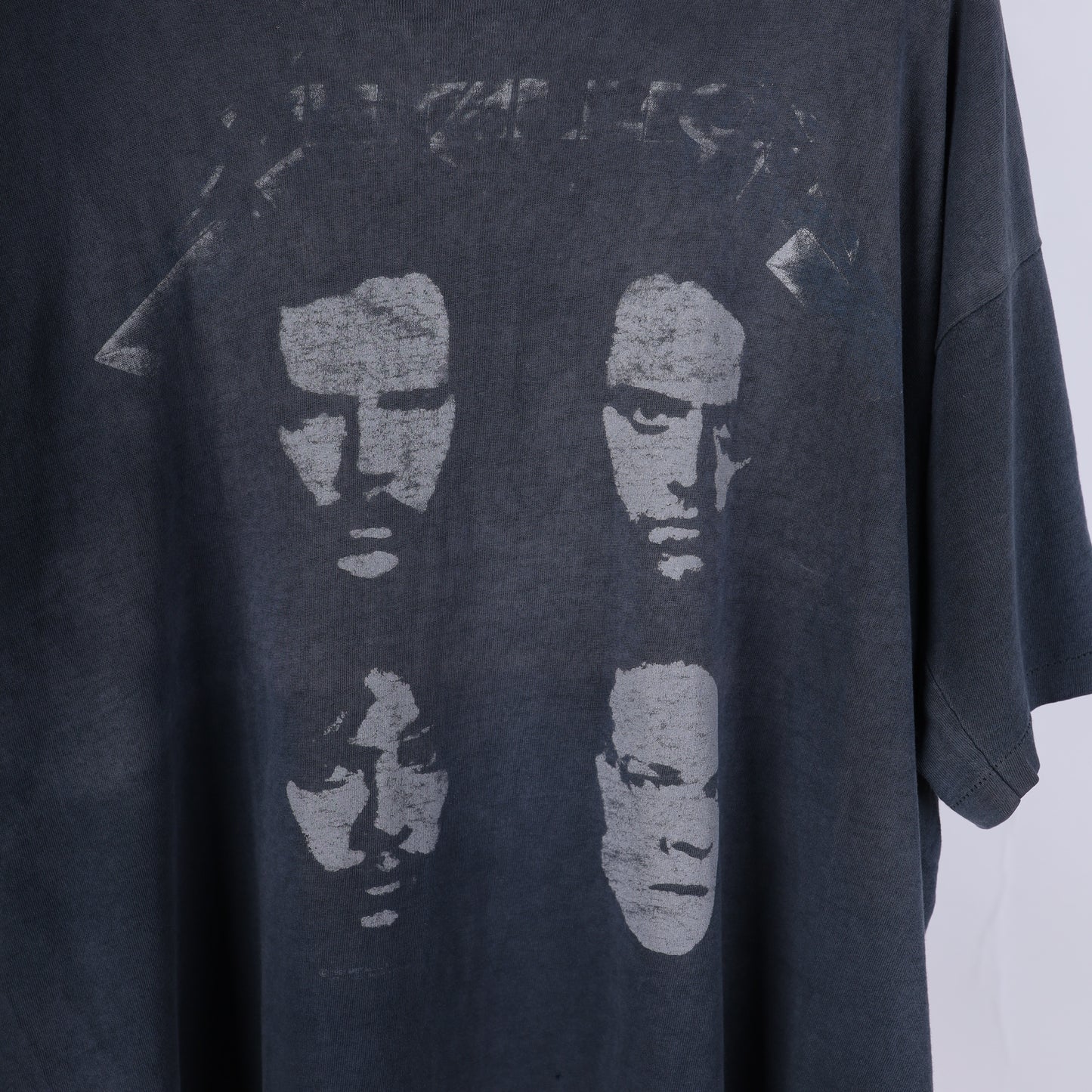VINTAGE THRASHED FADED METALLICA BLACK ALBUM TOUR T-SHIRT