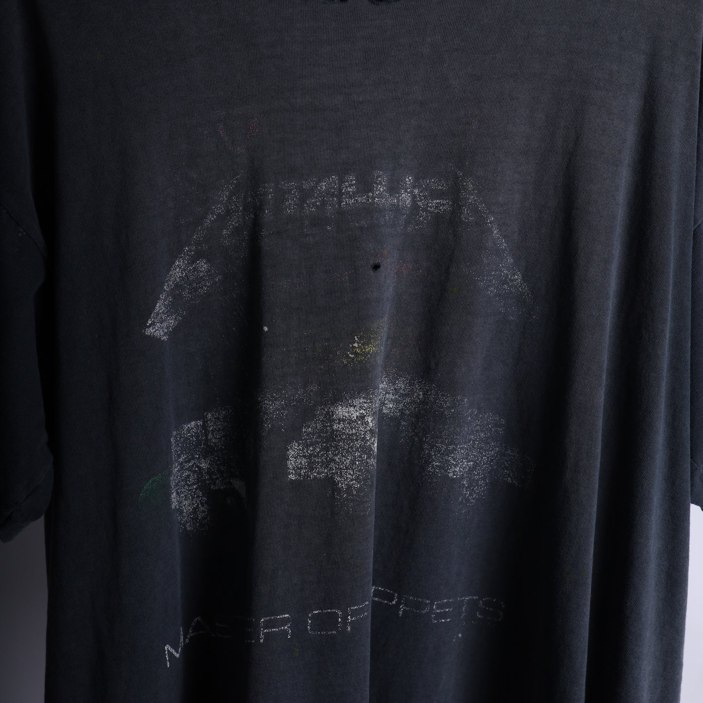 VINTAGE THRASHED FADED METALLICA MASTER OF PUPPETS T-SHIRT