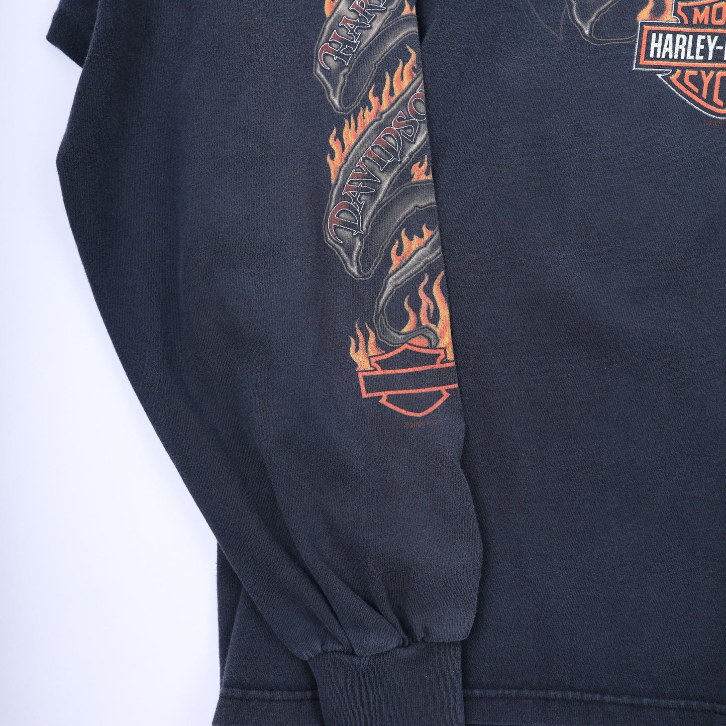 CHICAGO HARLEY DAVIDSON FLAME LONG SLEEVE