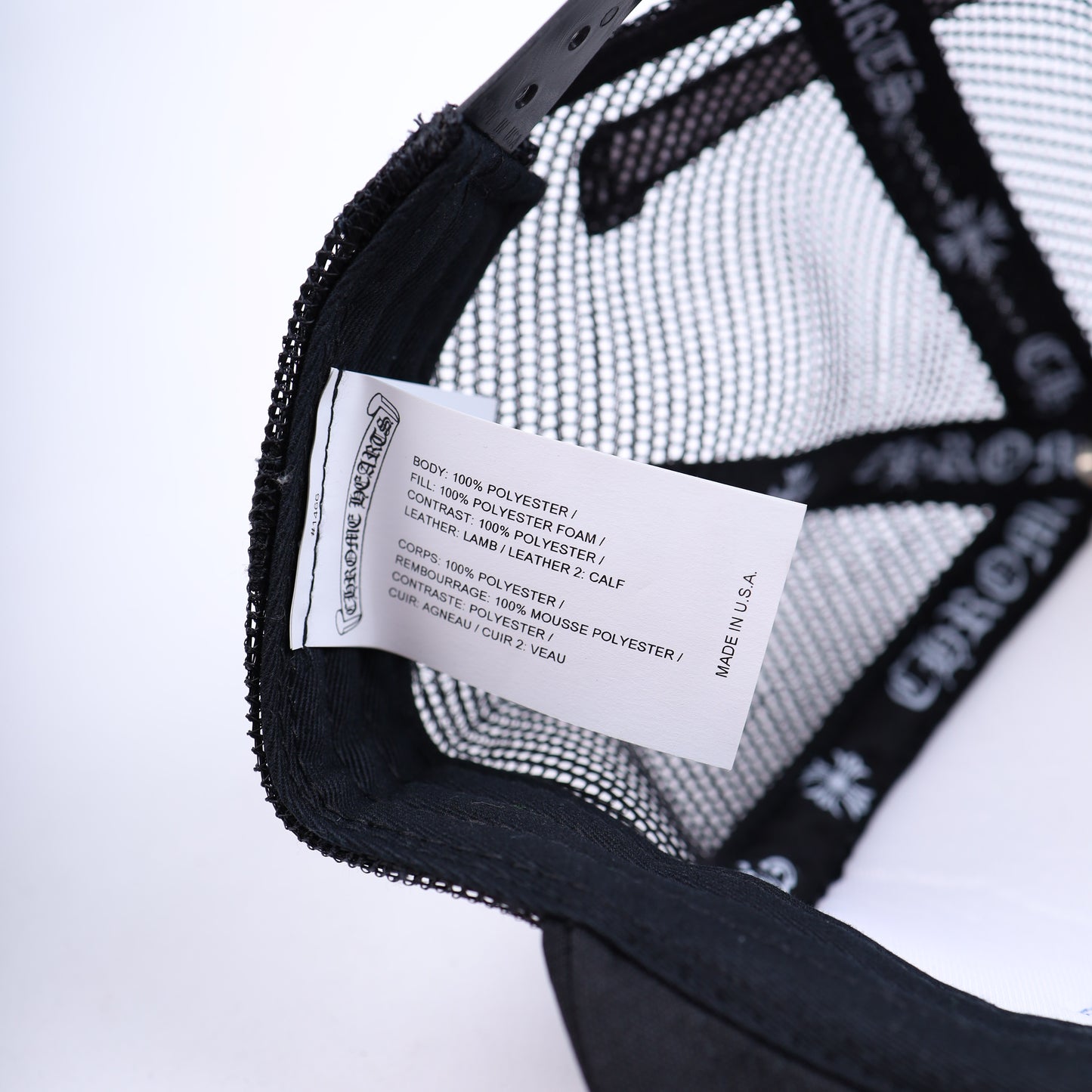 CHROME HEARTS CEMETERY 4TH OF JULY HAT RED WHITE BLUE