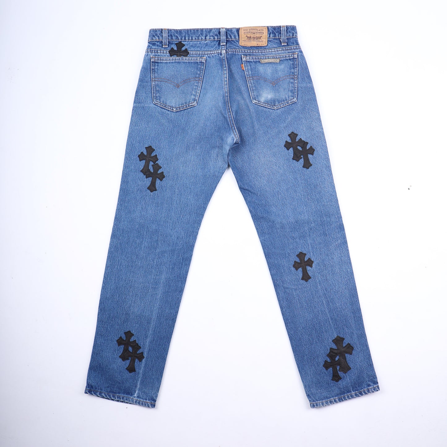DARK WASH 517 CROSS PATCH LEVI'S DENIM