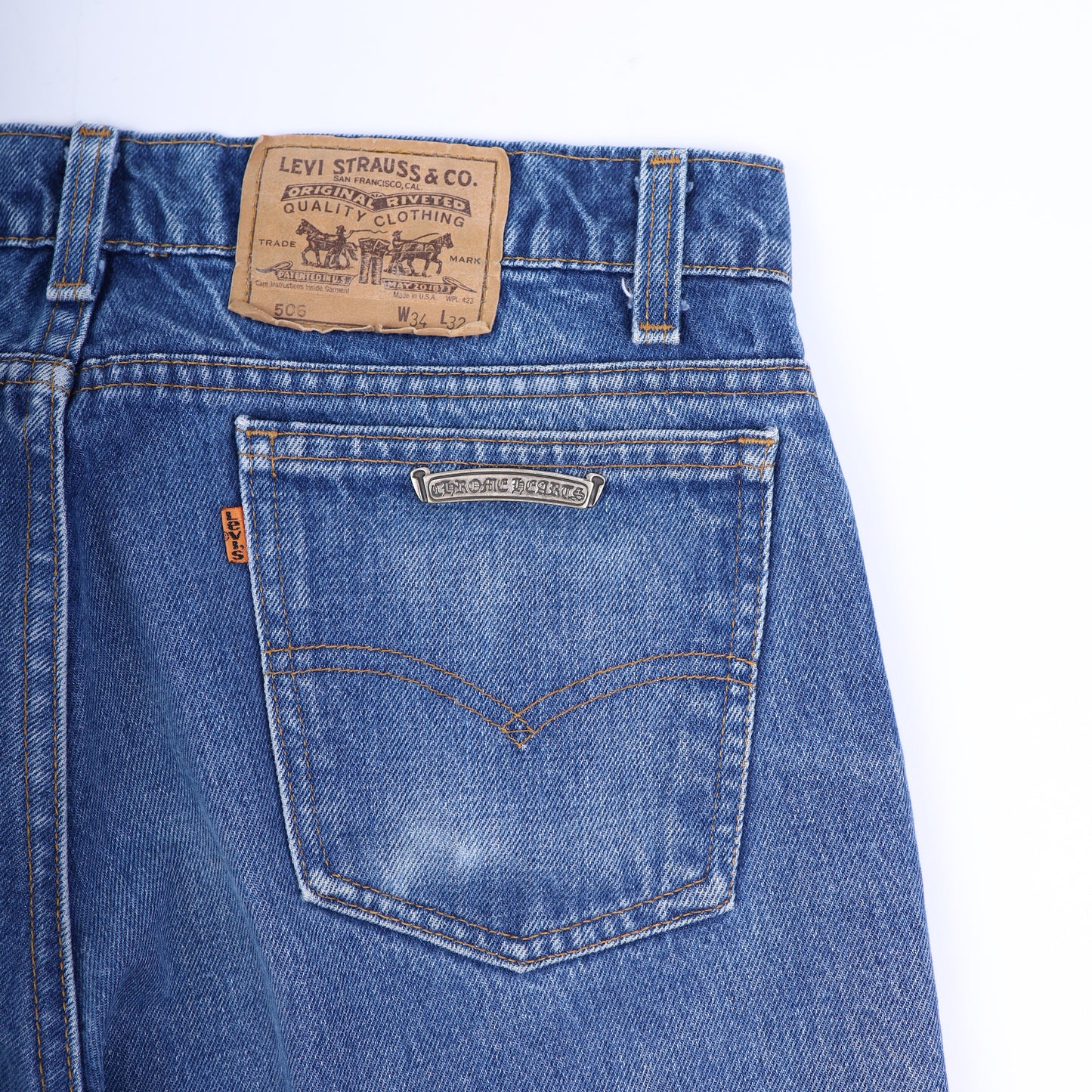 DARK WASH 517 CROSS PATCH LEVI'S DENIM
