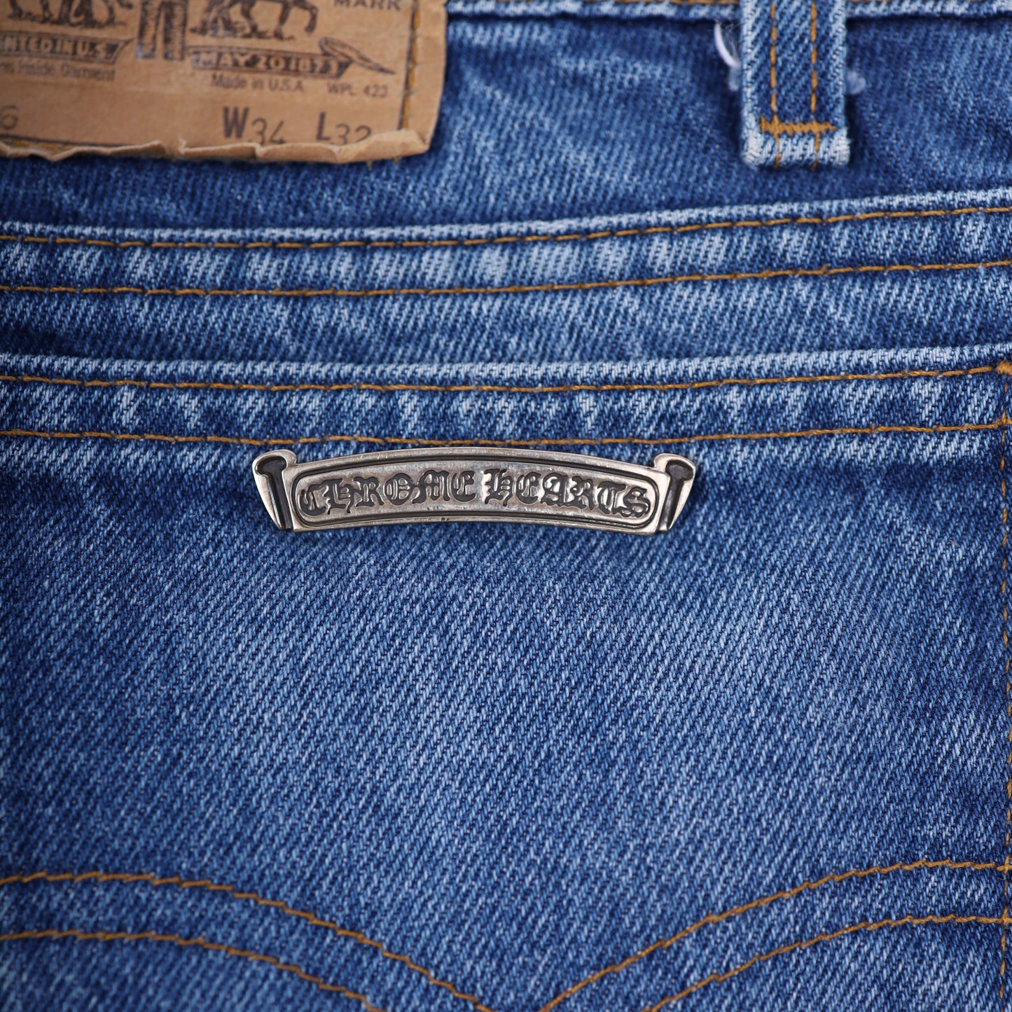 DARK WASH 517 CROSS PATCH LEVI'S DENIM