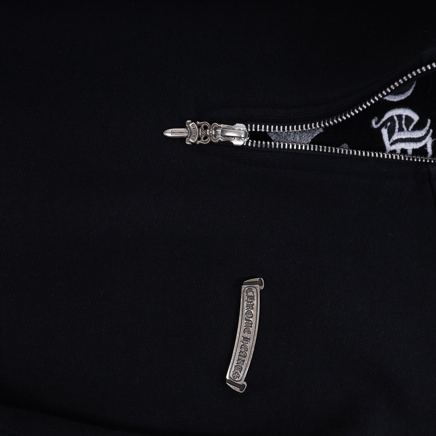 Chrome Hearts Embroidered Cemetery Half Zip