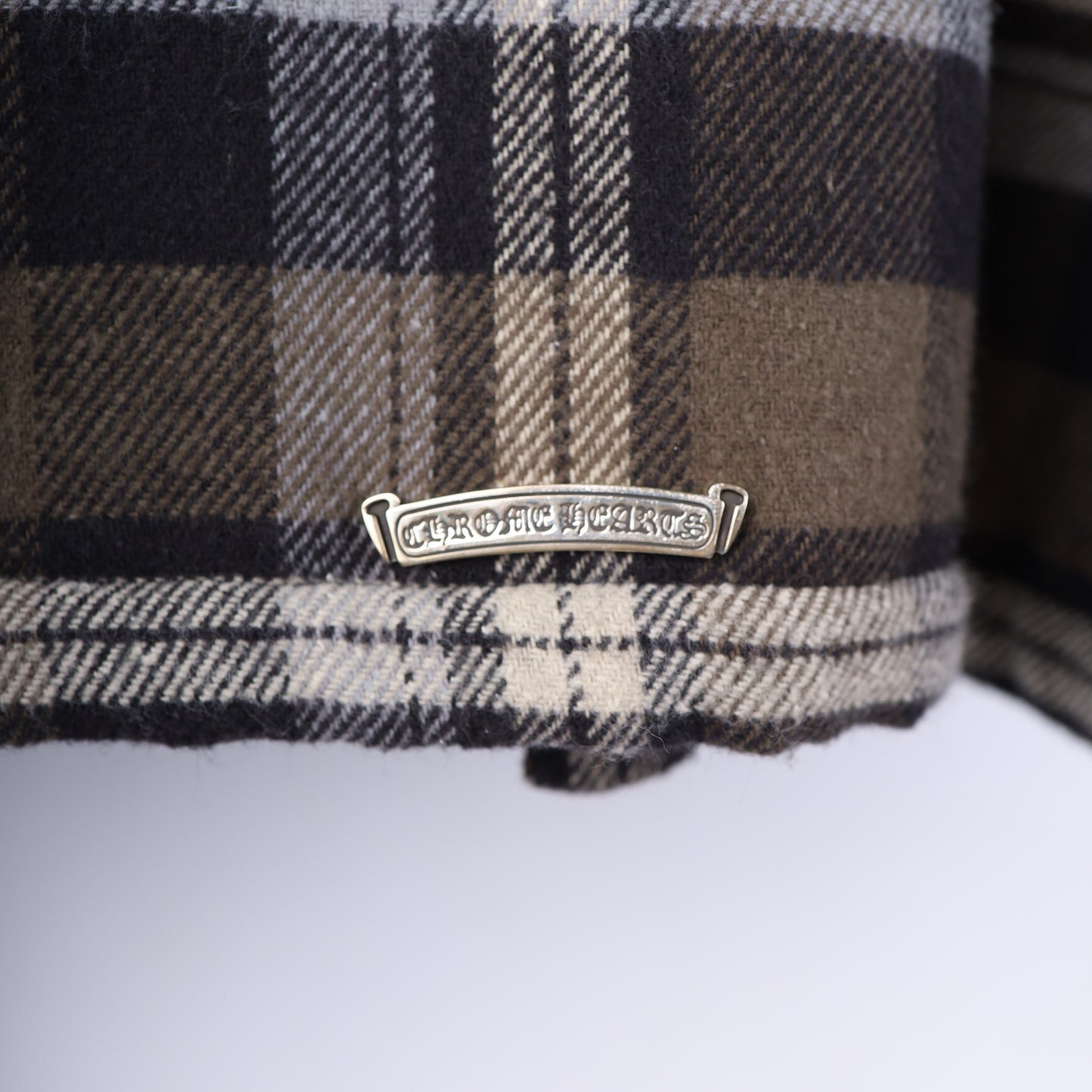 Chrome Hearts Green/ Brown Sherpa Lined Flannel