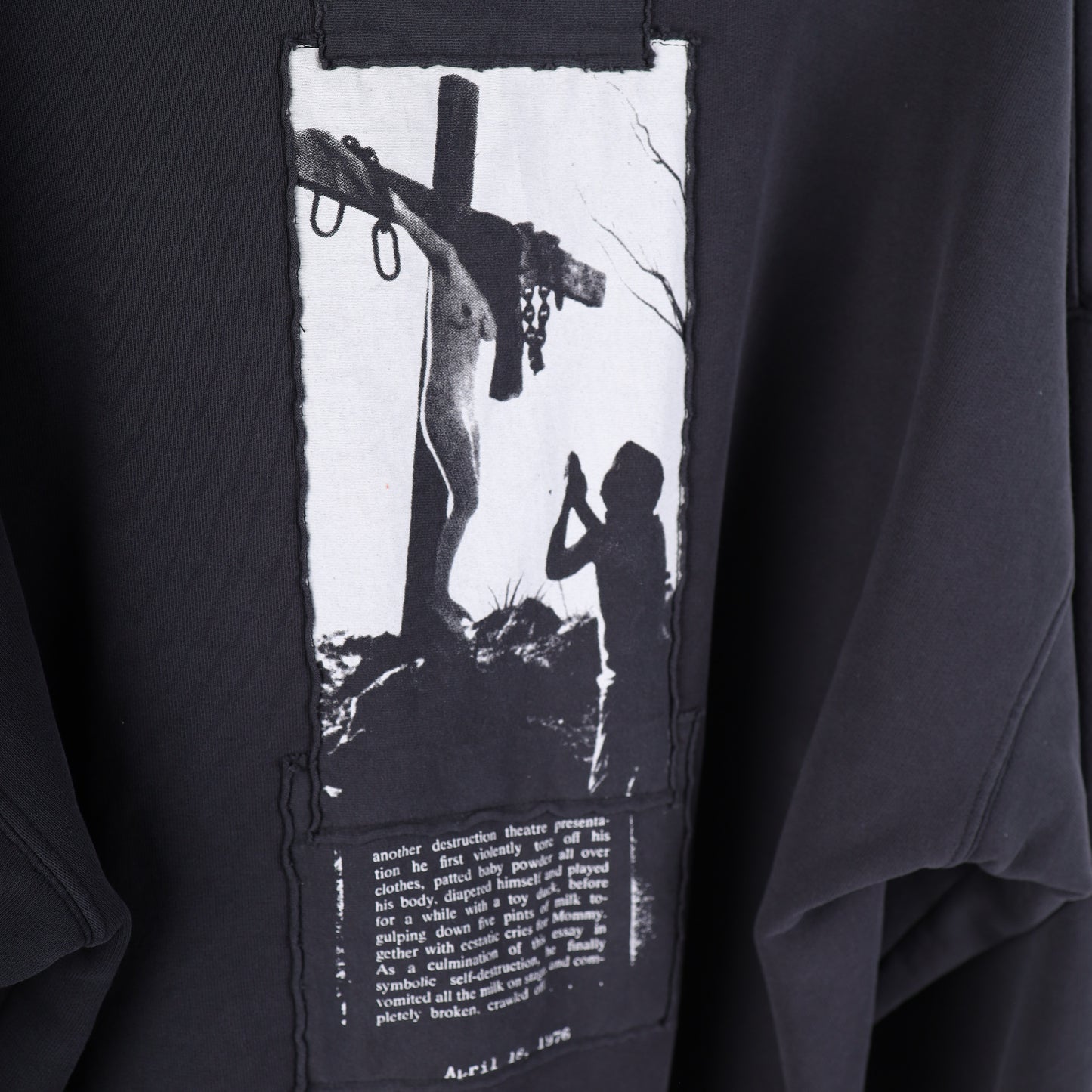 ERD NEW SEASON BLACK ASSEMBLAGE NUN HOODIE