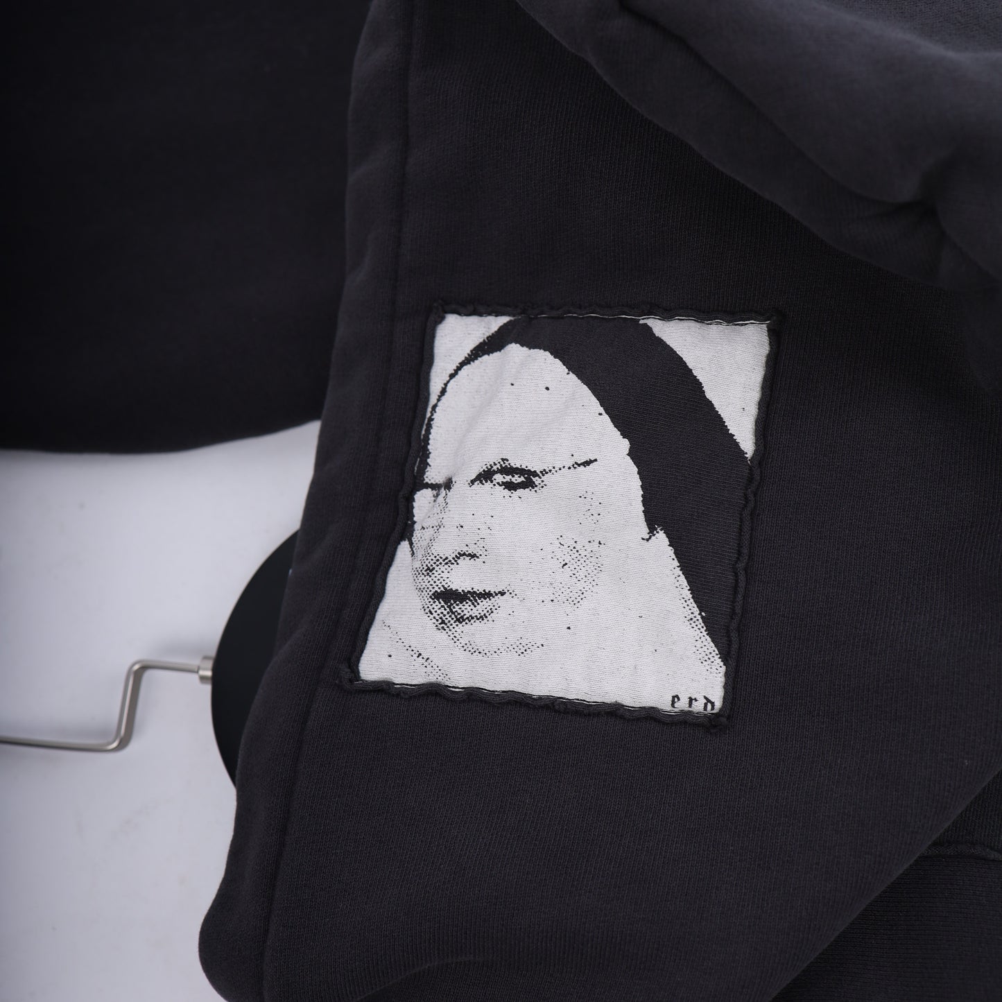 ERD NEW SEASON BLACK ASSEMBLAGE NUN HOODIE