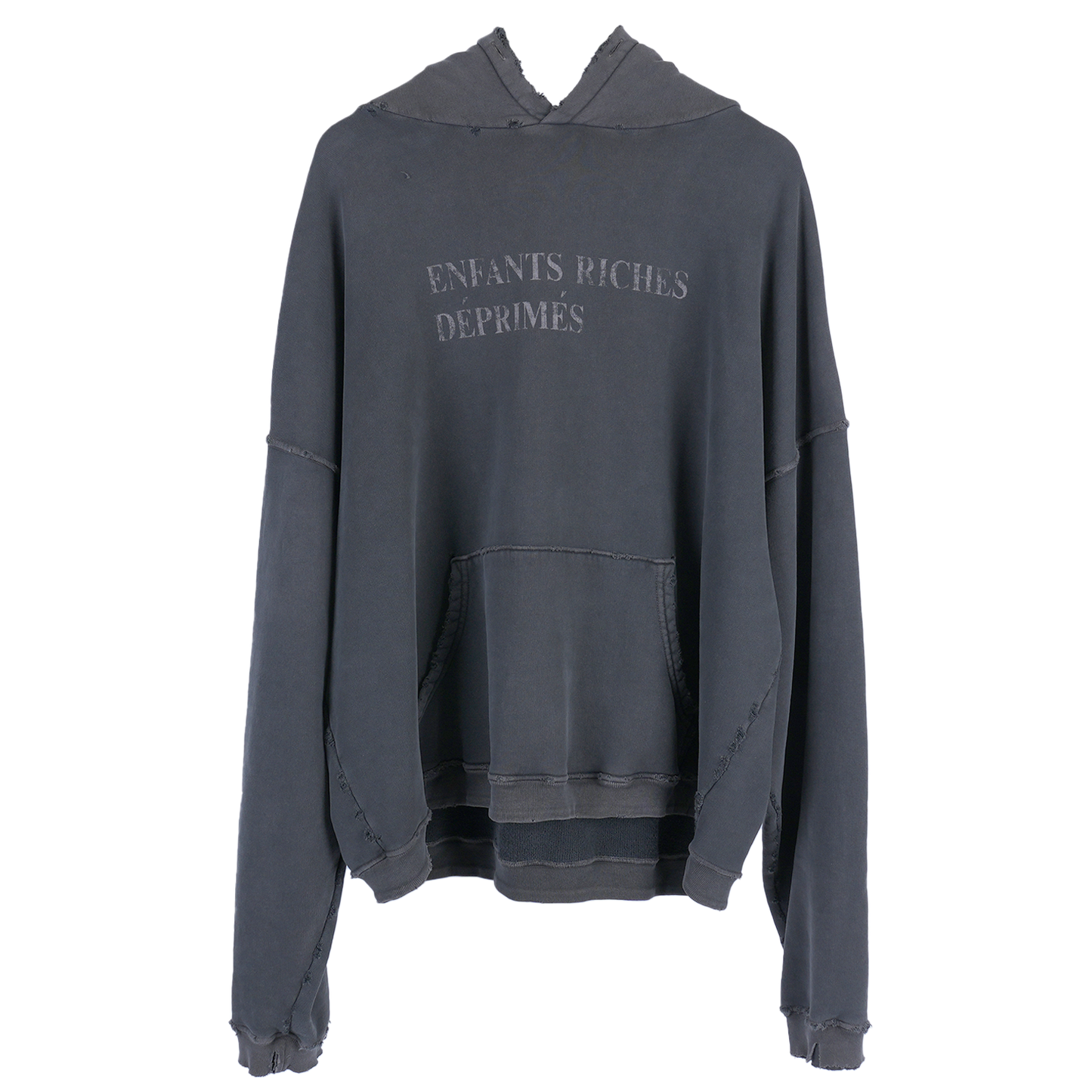 ERD GREY LOGO HOODIE