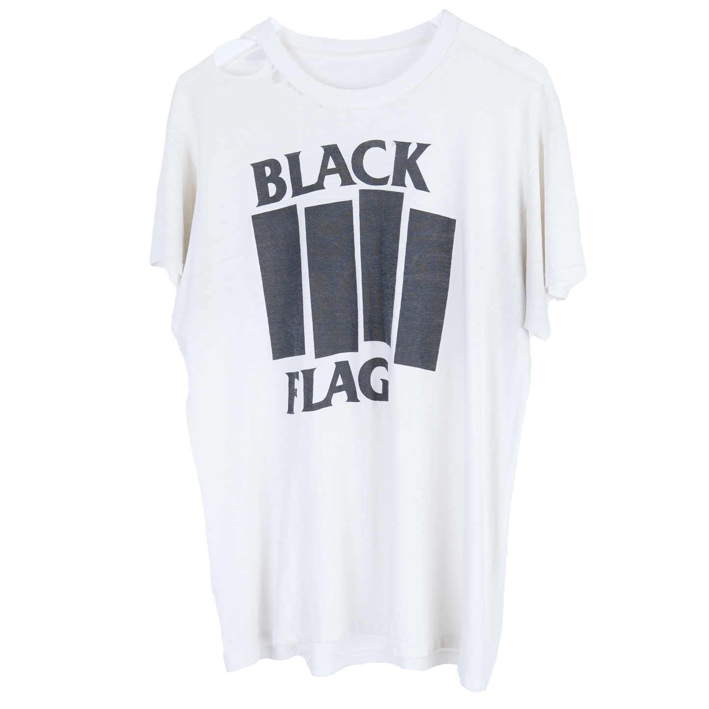Black Flag 1979 White T-Shirt
