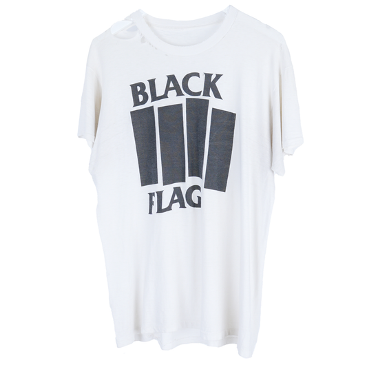 Black Flag 1979 White T-Shirt