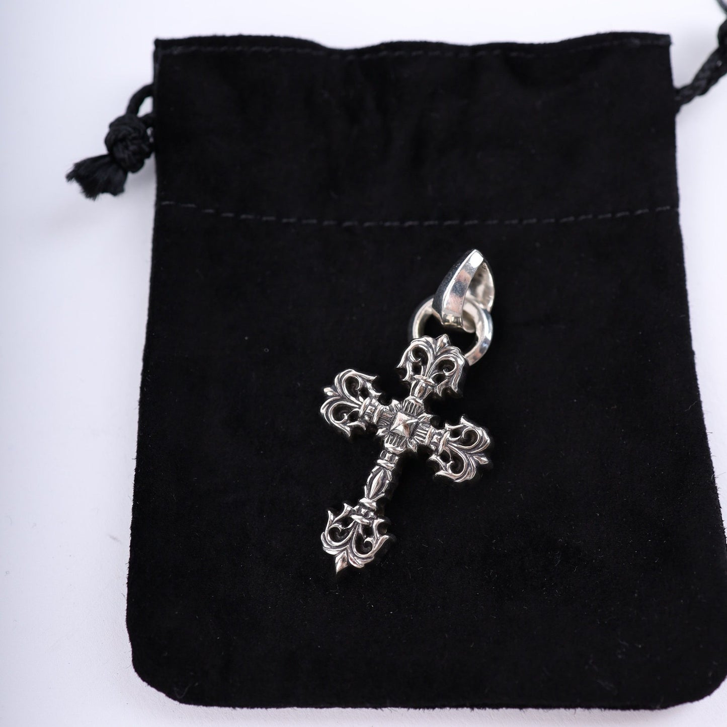 CHROME HEARTS SILVER FILIGREE MEDIUM PENDANT