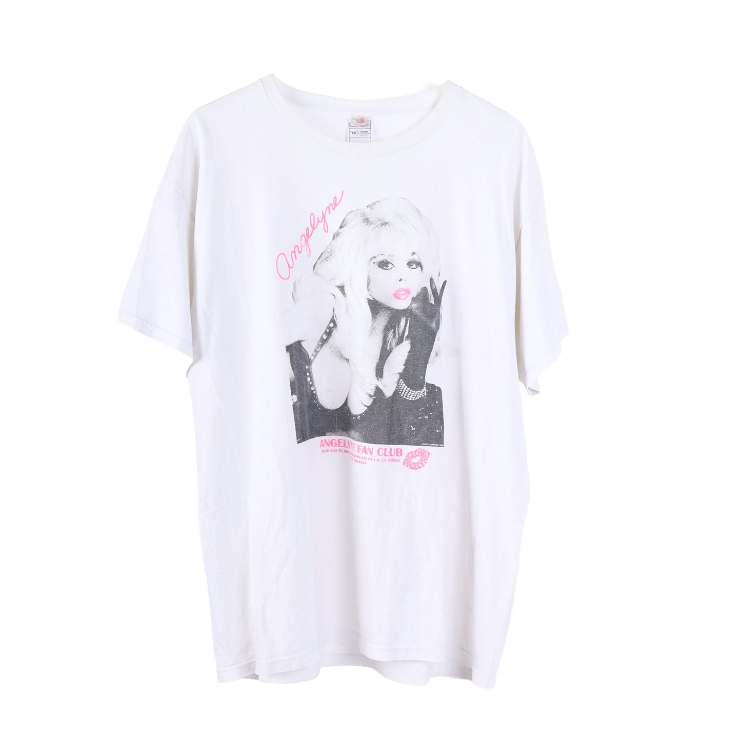 VINTAGE WHITE ANGELYN FAN CLUB T-SHIRT