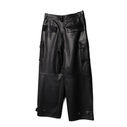 CH ARTICULATE CARGOS BLACK LEATHER