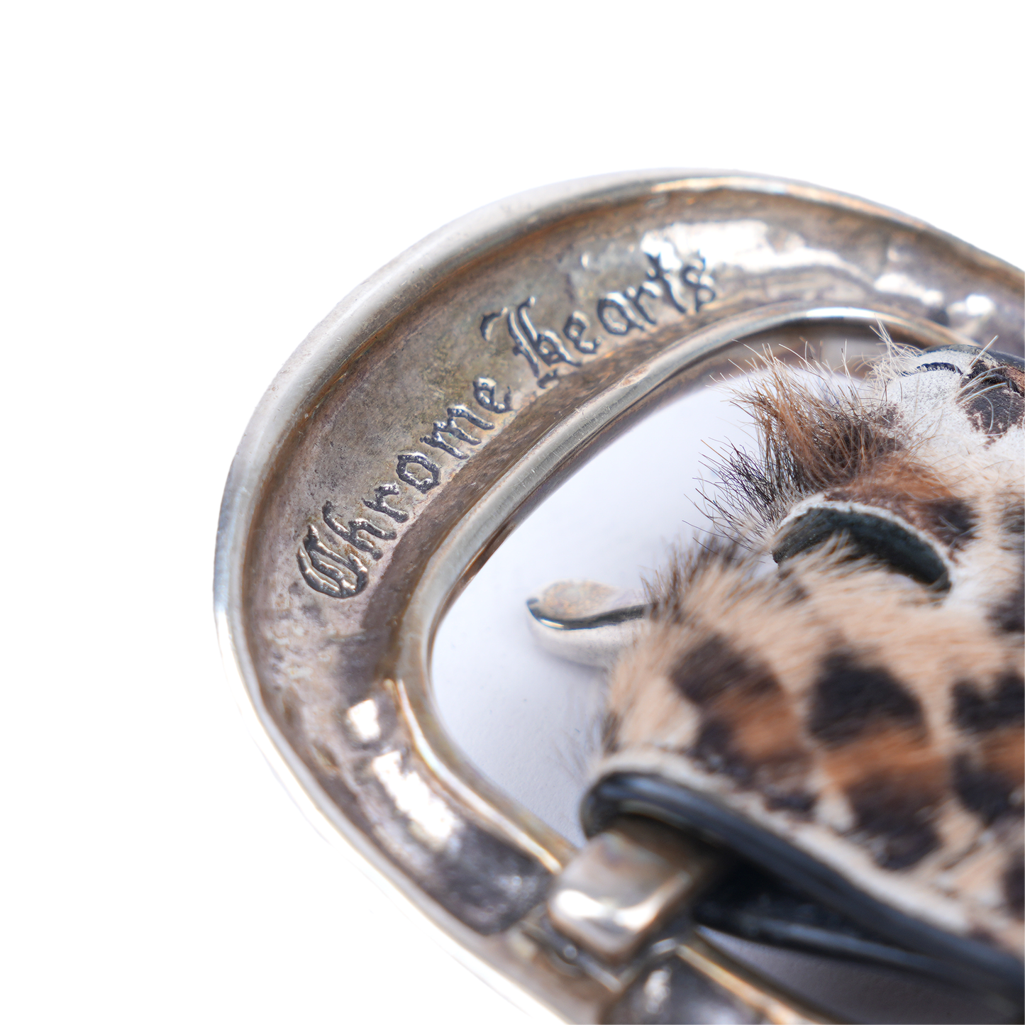 CHROME HEARTS LEOPARD BELT