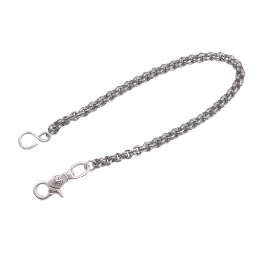 Chrome Hearts 24inch Long Double B Ring Wallet Chain