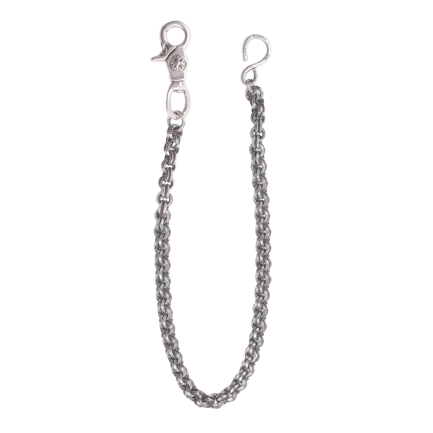 Chrome Hearts 24inch Long Double B Ring Wallet Chain