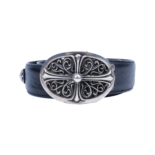 CHROME HEARTS OVAL PYRAMID STUD BELT