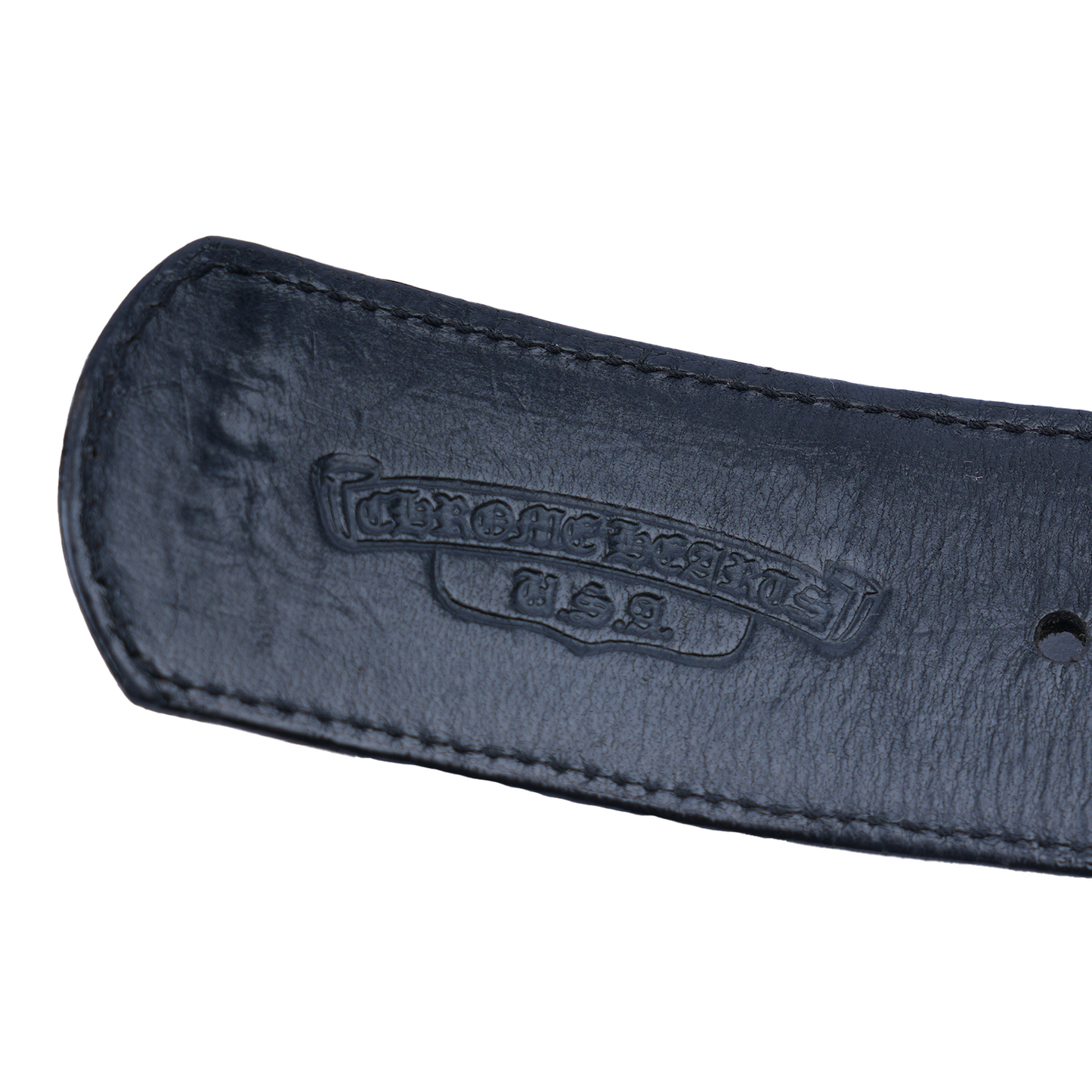 CHROME HEARTS OVAL PYRAMID STUD BELT