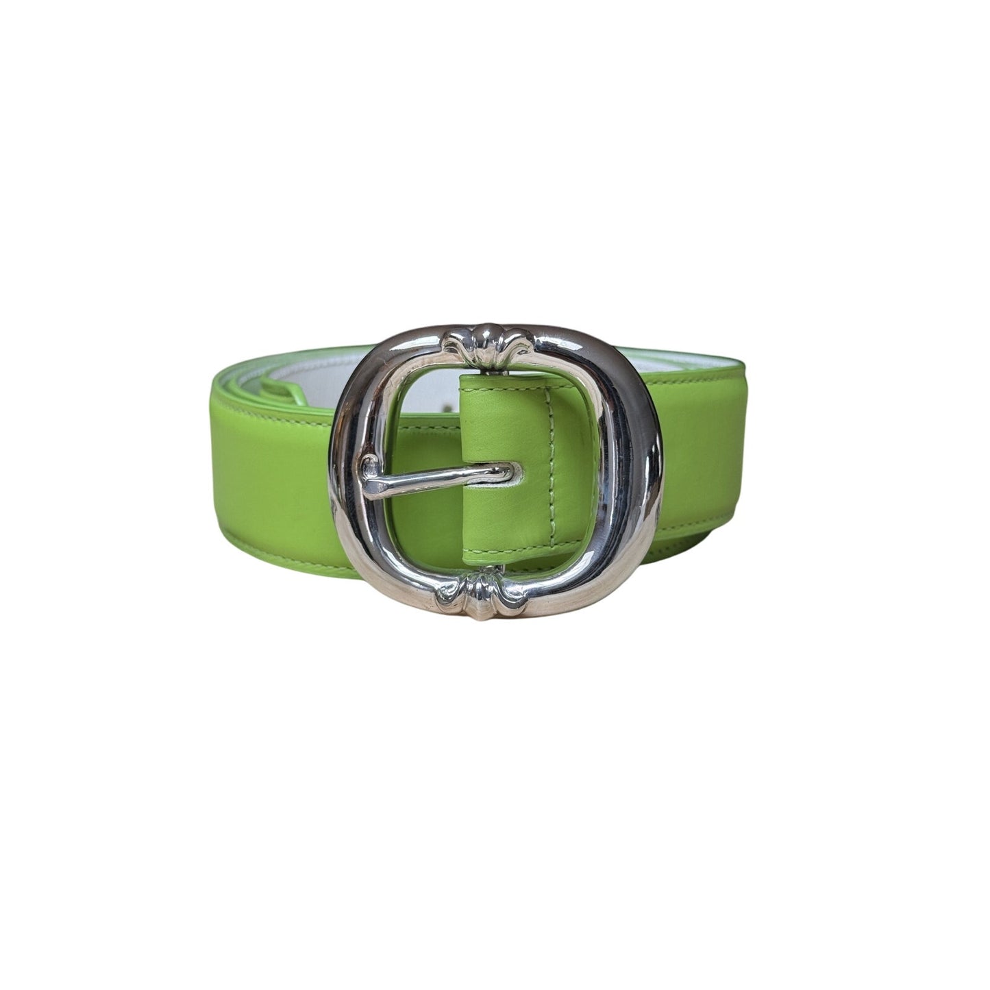 LIME GREEN CHROME HEARTS GUNSLINGER BELT
