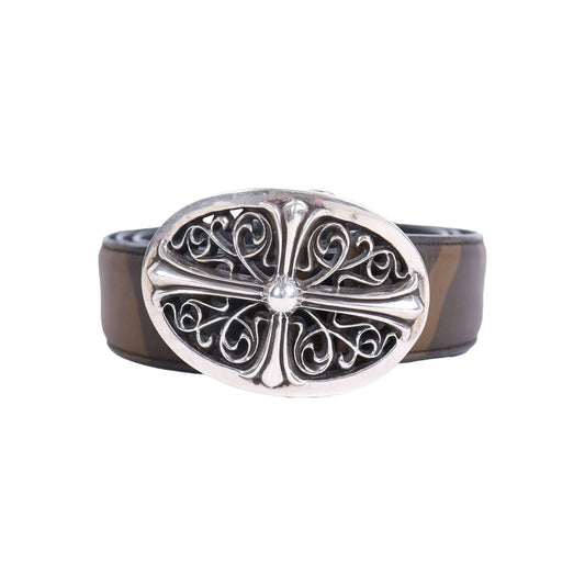 Chrome Hearts Oval Cross Camo Belt