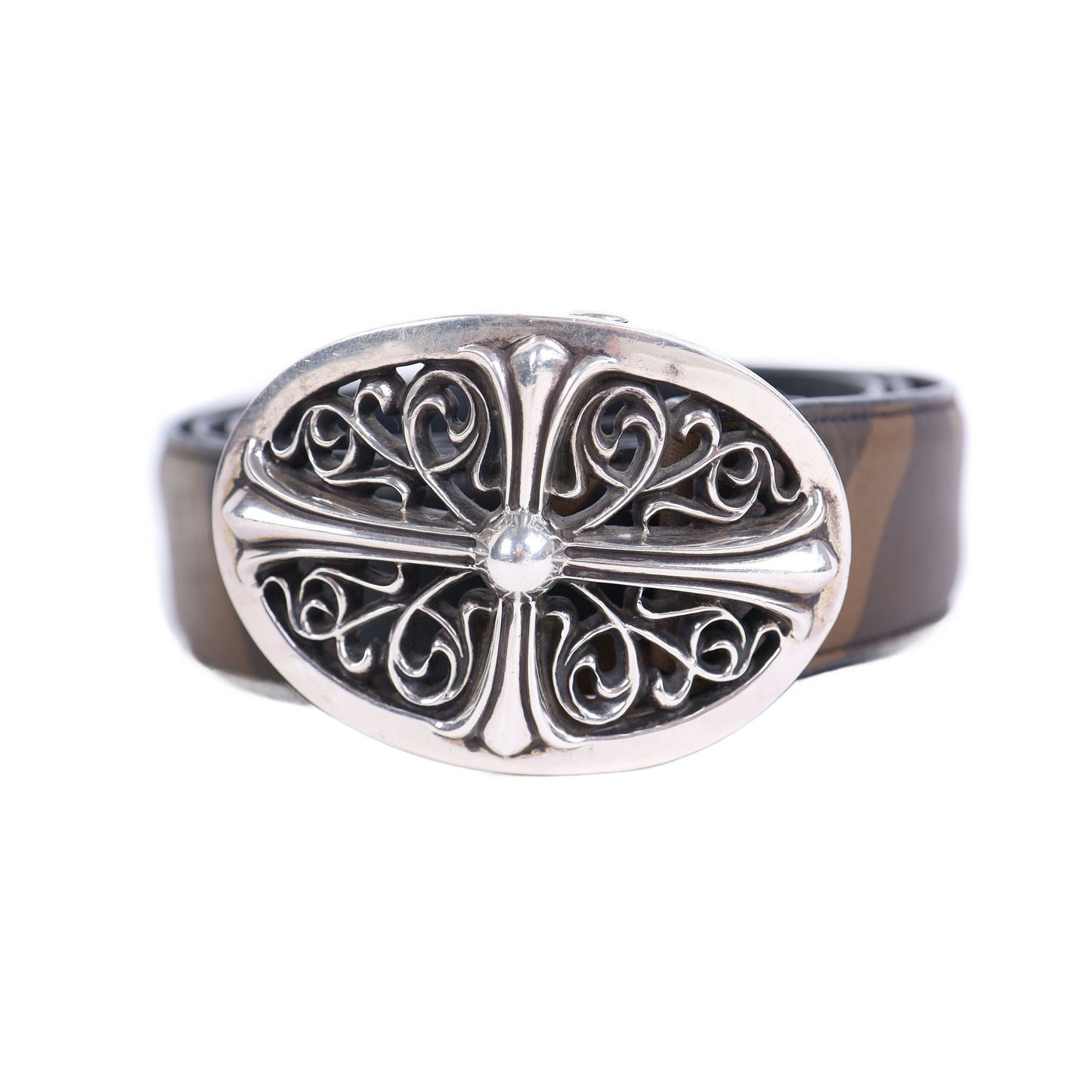 Chrome Hearts Oval Cross Camo Belt