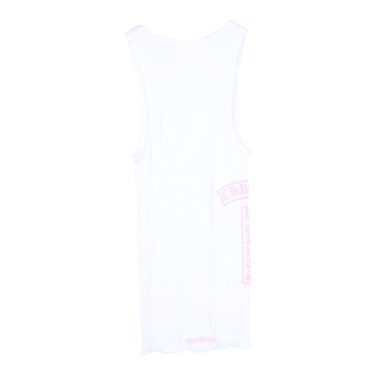 PINK/WHITE TBAR LOGO TANK TOP