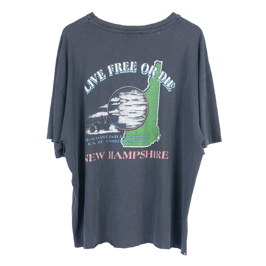 VINTAGE THRASHED HARLEY WOLF TEE