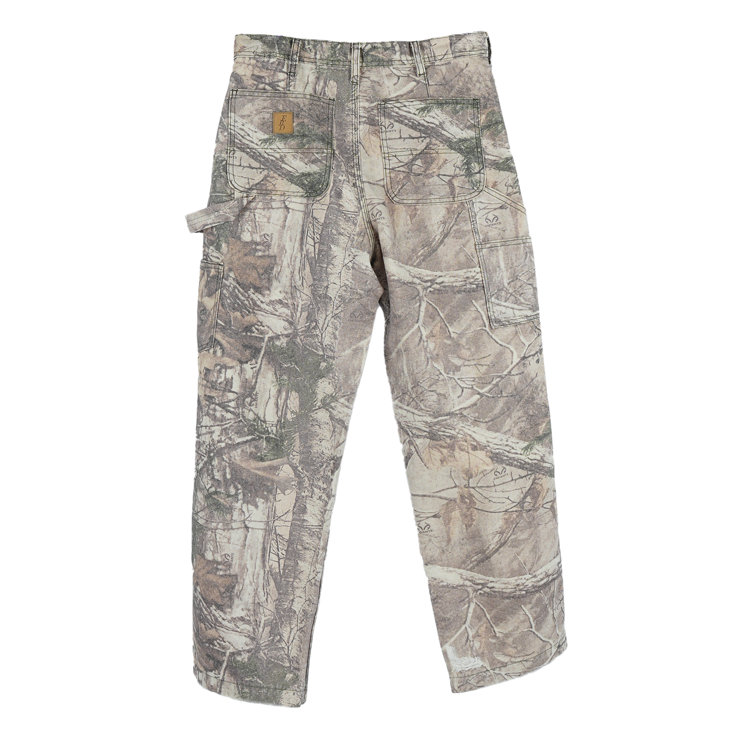 ERD Real Tree Distressed Camo Carpenter Pants SZ 30
