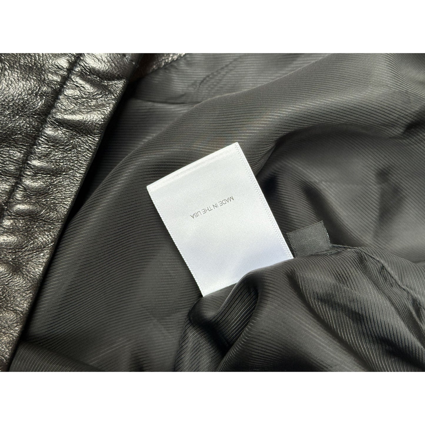 ERD Leather Techno Logo Coach Jacket XL