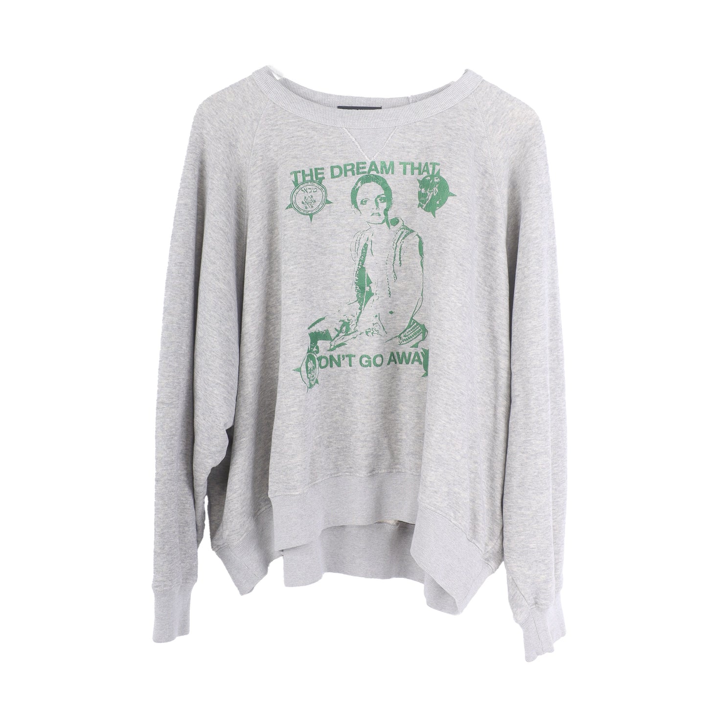 ERD THE DREAM THAT WON'T GO AWAY RAGLAN CREWNECK SWEATSHIRT