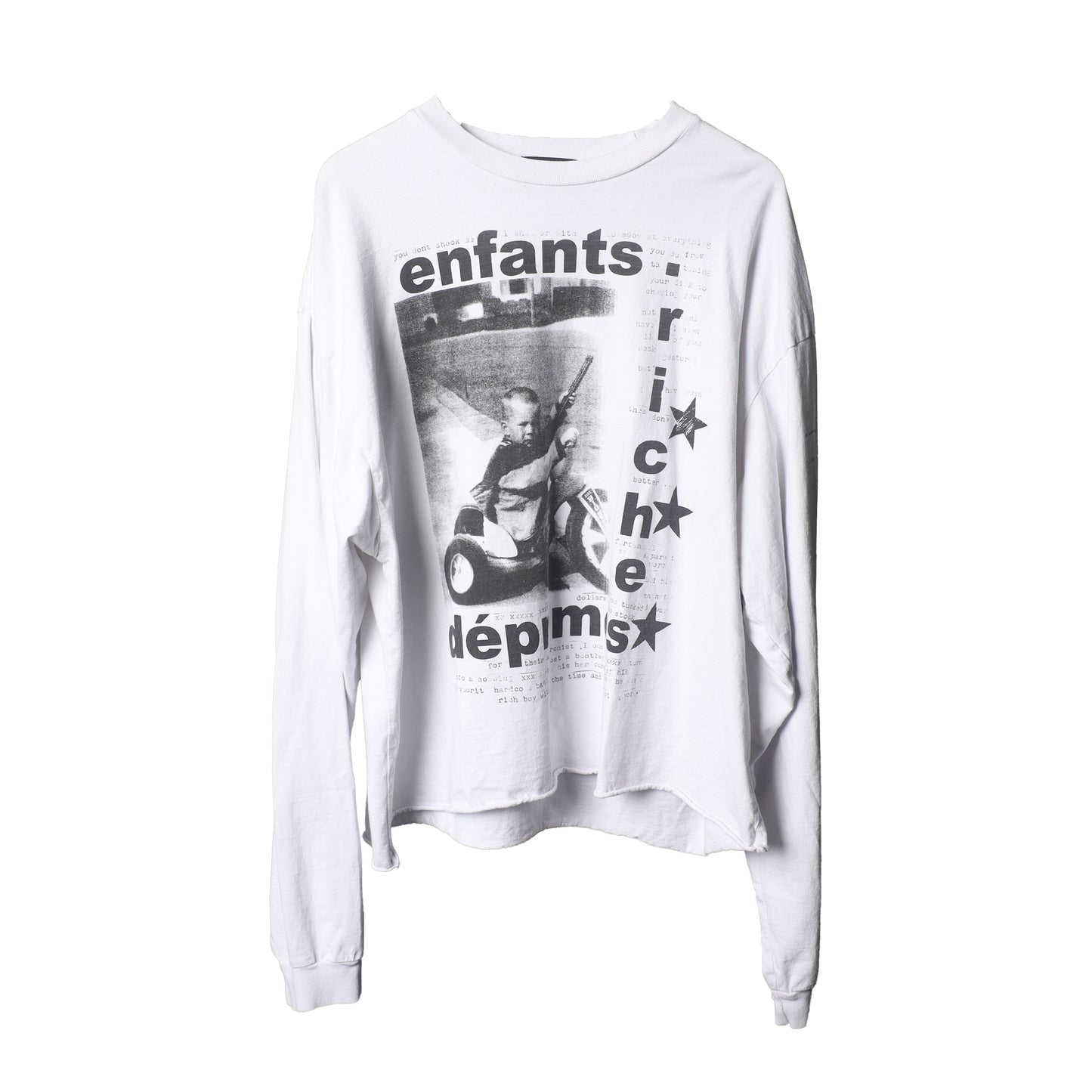 ERD WHITE 'MY UNDERGROUND TRICYCLE' LONGSLEEVE