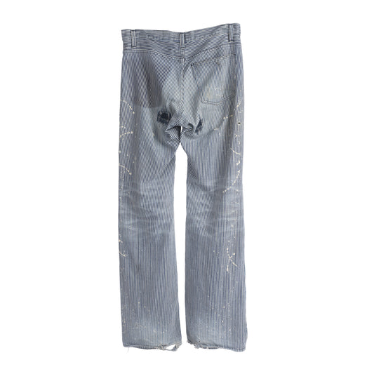 Number Nine Pinstripe Painter Pants A/W 2001