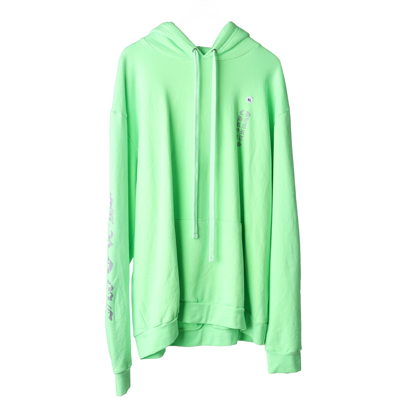 Chrome Hearts Ultra Miami Music Week Neon Green Floral Hoodie