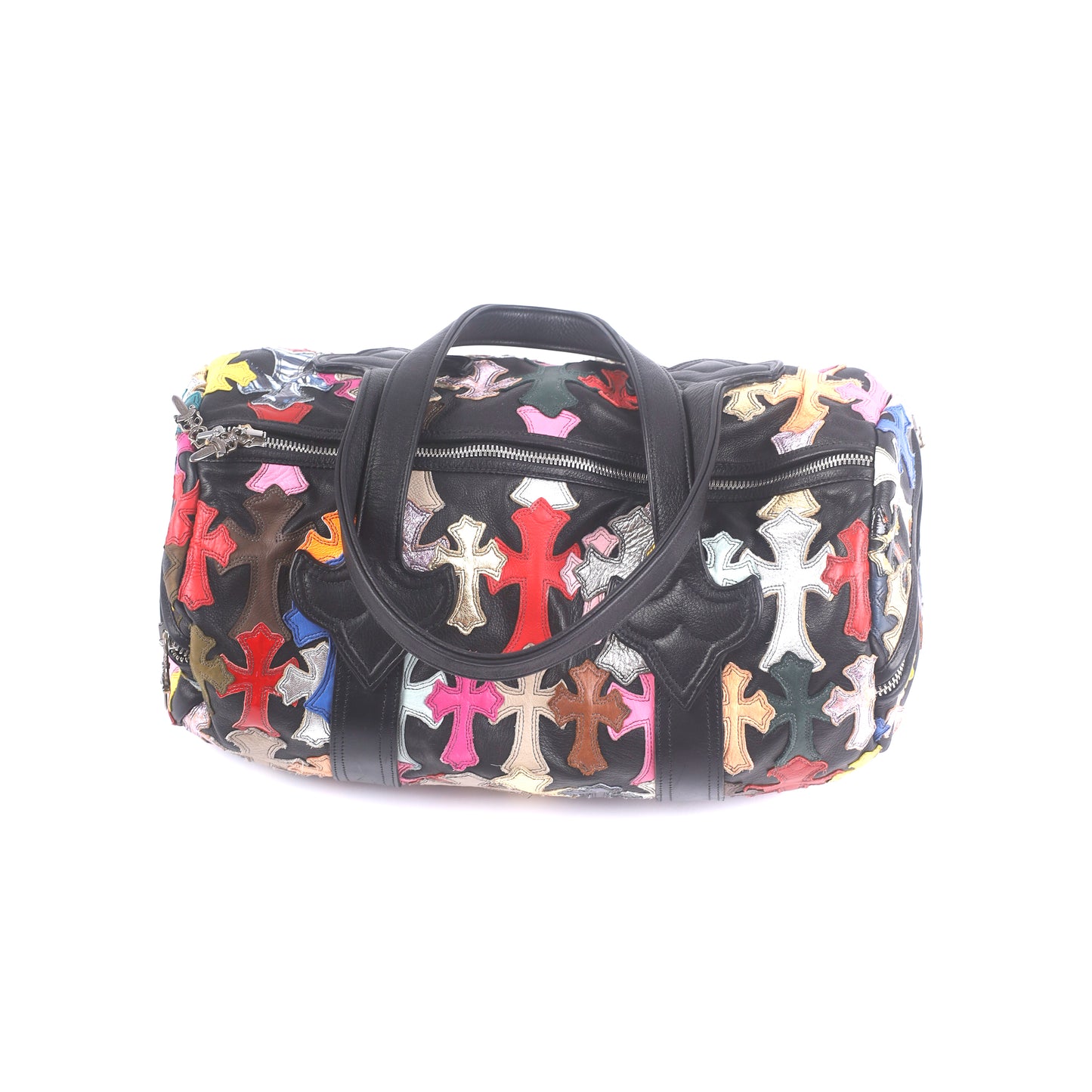Chrome Hearts CH Multicolor Mini Cross Patch Duffle Bag